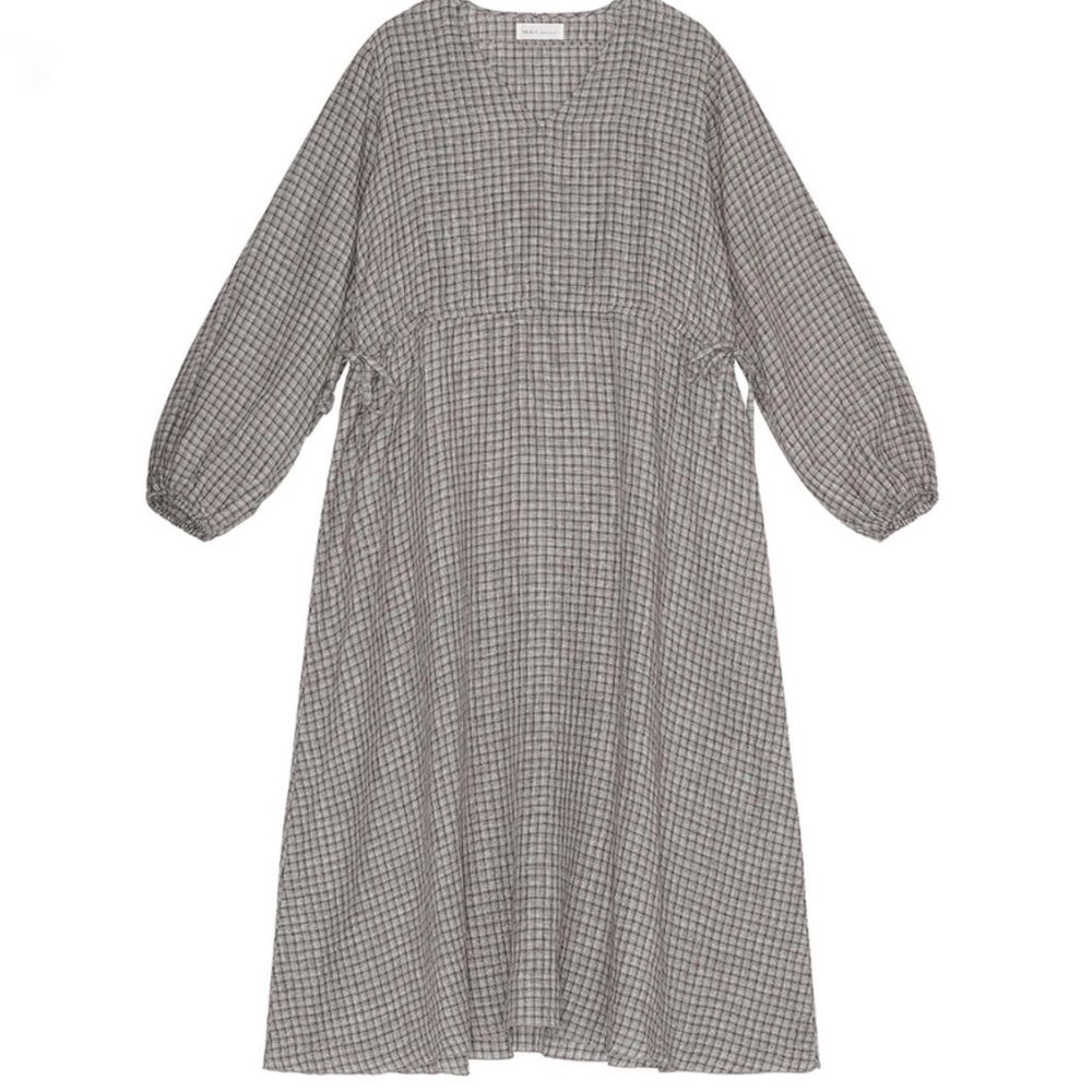 Skall Studio Maggie Dress Linen Maxi Size Medium